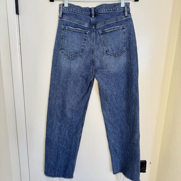 Loft 90’s Straight Jeans Women’s 26 2 Ultra High Rise Medium Wash Denim - Picture 8 of 8